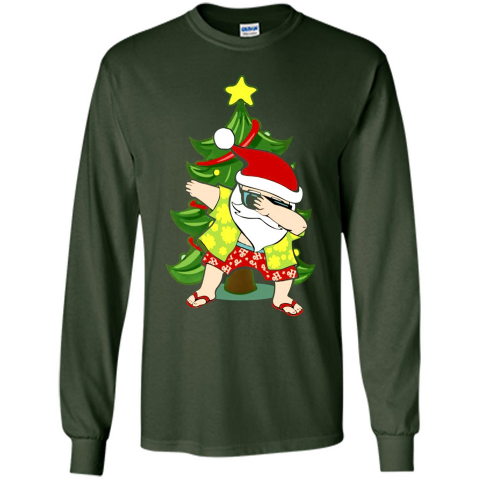 Dabbing Santa Christmas In July - Long Sleeve T-Shirt