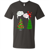 Fir Loves Christmas Tree Funny Undecorated Joke - Men's V-Neck