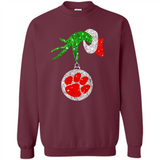 Amazing tee Clemson Tigers Glitter Grinch Monogram Ornament Christmas Gift - Sao chép - Sweatshirt