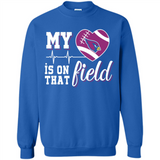Arizona Cardinals Football My Heart is on that Field - Sweatshirt