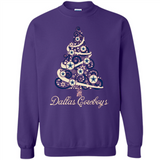 Dallas Cowboys NFL Football Team Logo Christmas Tree T-Shirt - Sweatshirt