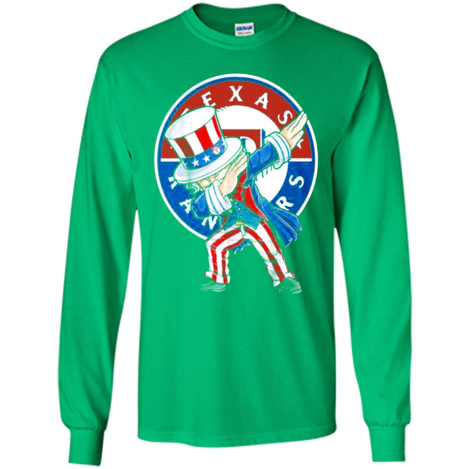 MLB TEXAS RANGERS UNCLE SAM DABBING INDEPENDENCE DAY