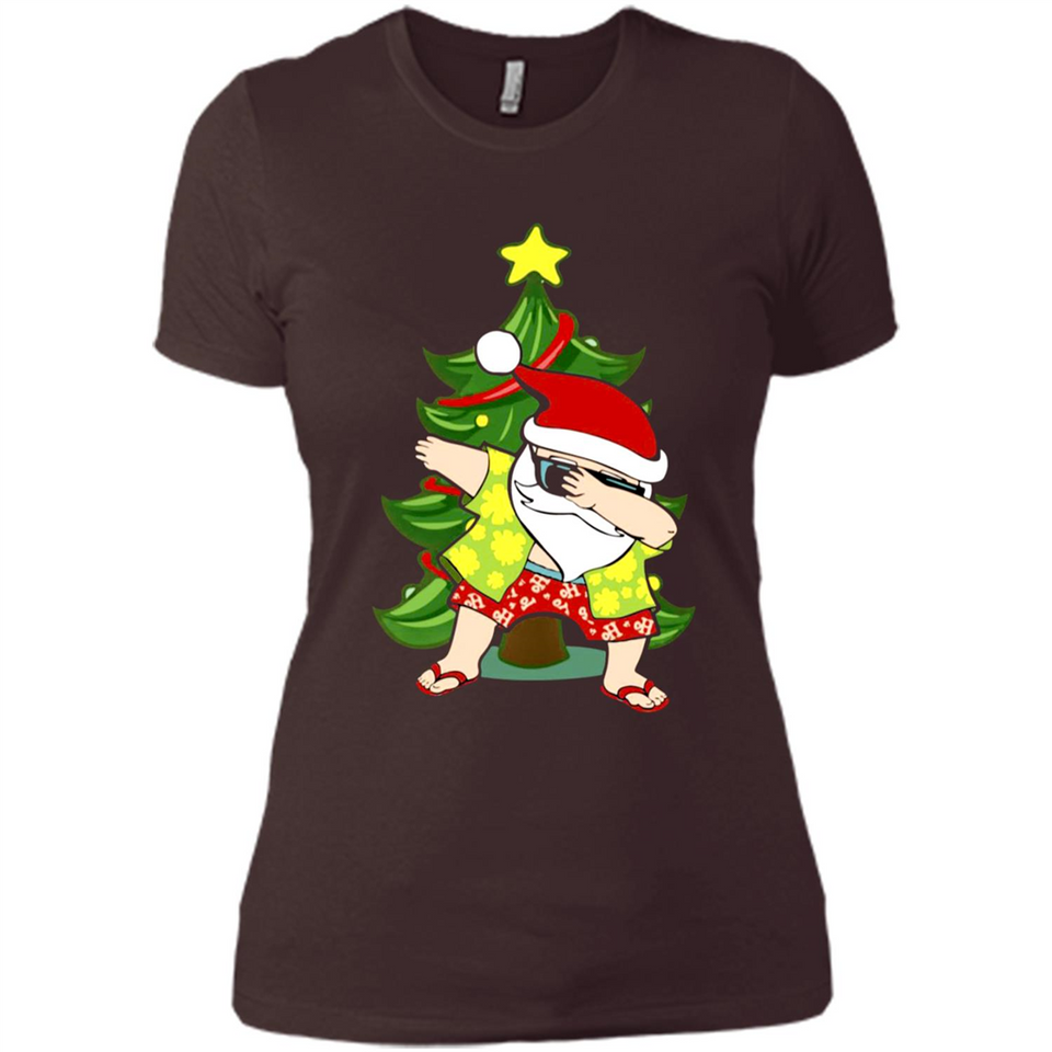 Dabbing Santa Christmas In July - Ladies' Boyfriend T-Shirt