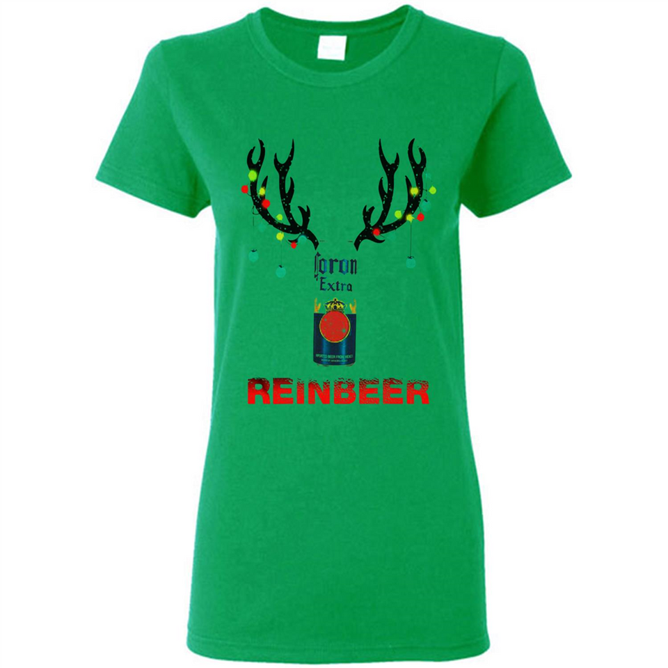 Corona Extra reinbeer Christmas - Ladies Short-Sleeve