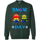 Snow Day Shirt For Buffalo Bills Vs Minion Fans pingpong