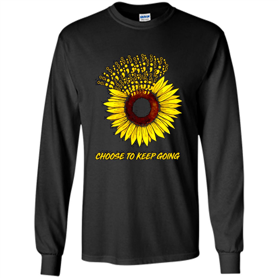 Semicolon Sunflower choose to keep going PINGPONG