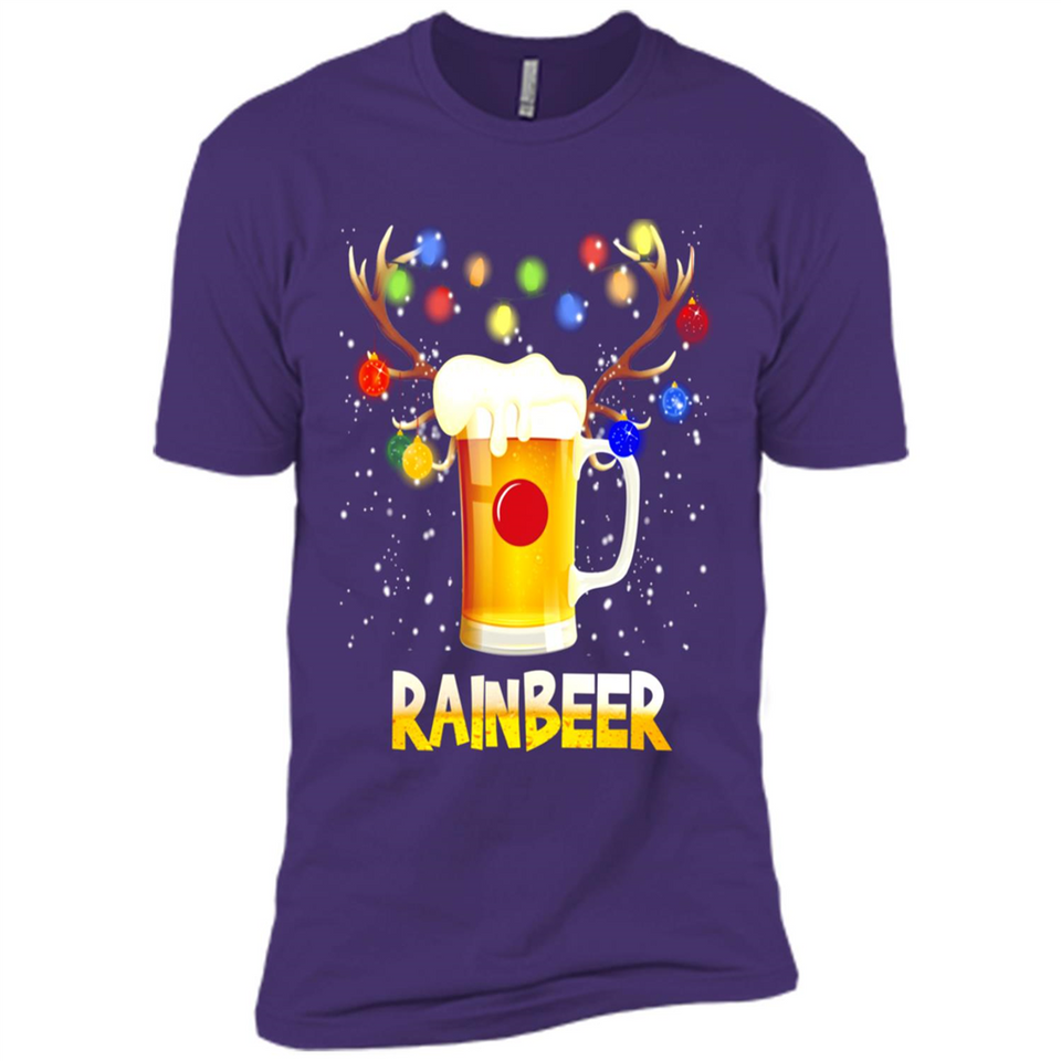 Rainbeer Christmas Reindeer Beer Drinking