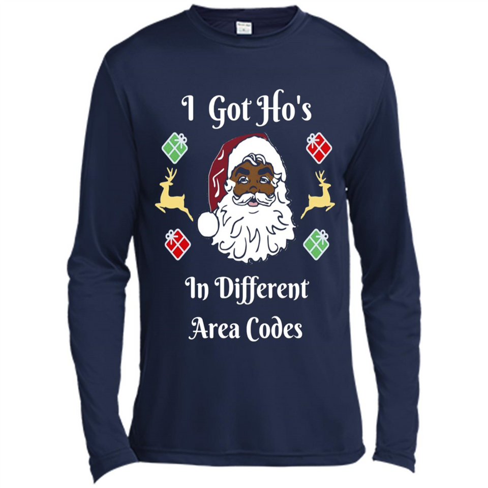 I Got Ho's Santa Christmas - Canvas Long Sleeve T-Shirt
