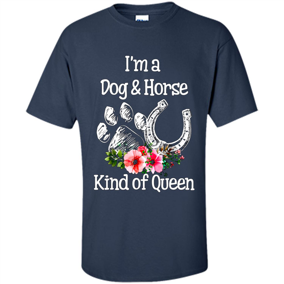 I'm A Dog & Horse Shirt Animal Lover Gift