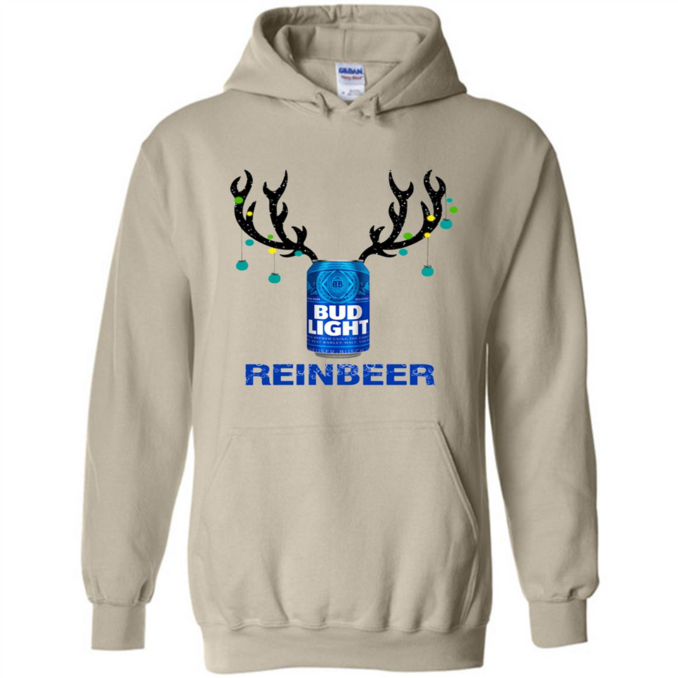 Bud Light Reinbeer Funny Beer Reindeer Christmas Sweatshirt - Hoodie