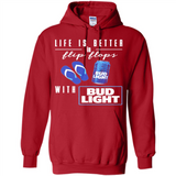 LIFE IS BETTER IN FLIP FLOPS WITH BUD LIGHT