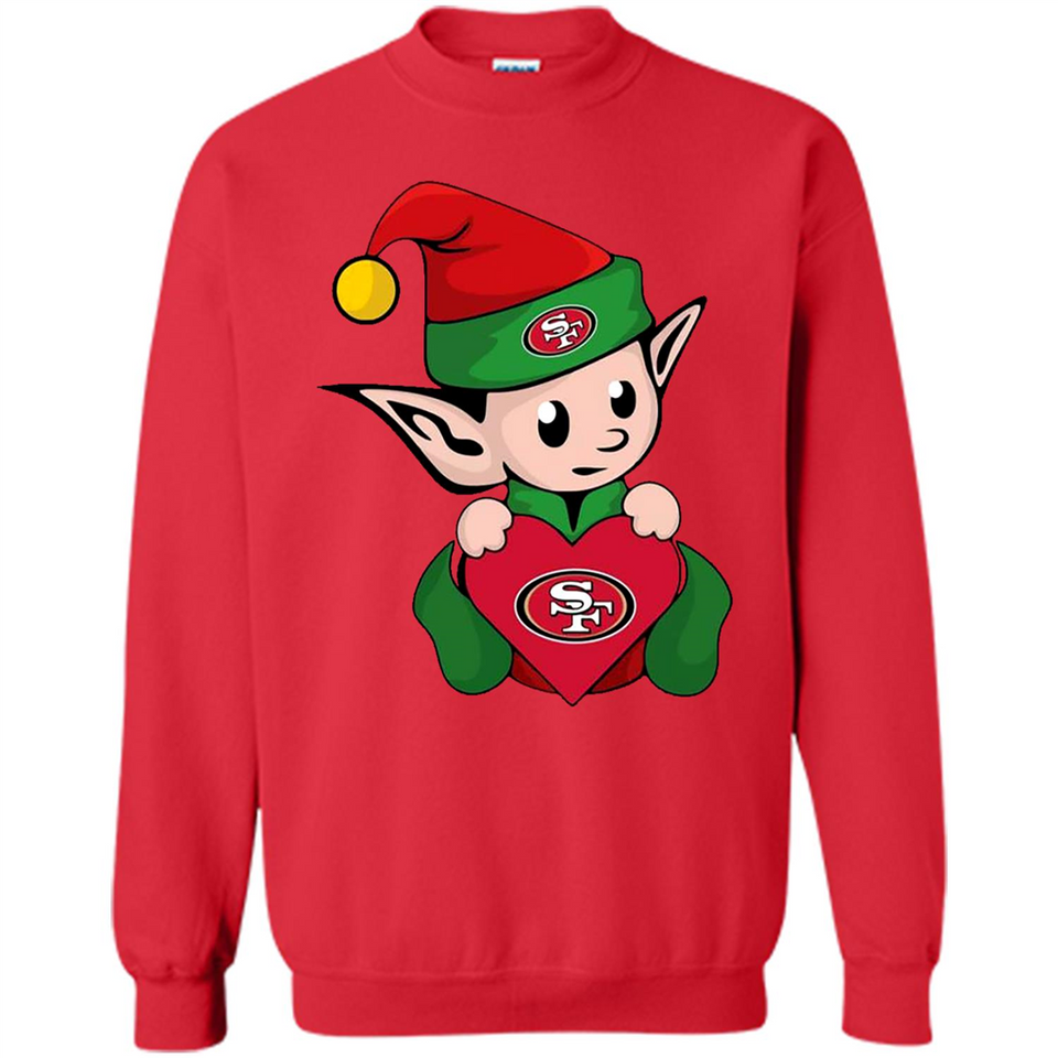 San Francisco 49ers ELF Elves Grinch Santa Claus