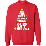 Funny Christmas Tree Drinking Sweatshirt Adult Boozy Festive - Sweatshirt