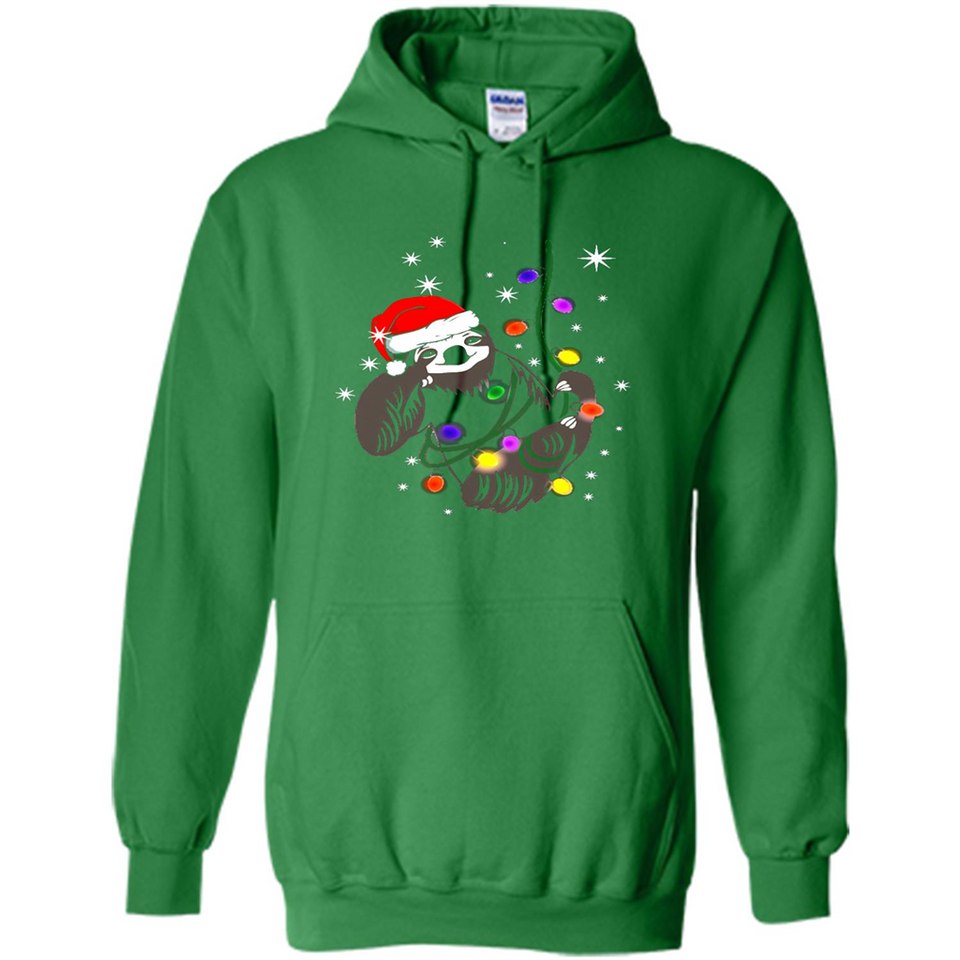 Cute Christmas Choloepus Sloth Santa Led Light Mug - Hoodie