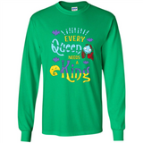 Nightmare Before Christmas Shirt - Sally Glitter Shirt - Every Queen needs a King PINGPONG