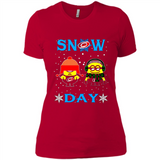 Snow Day Shirt For Carolina Hurricanes Vs Minion Fans pingpong