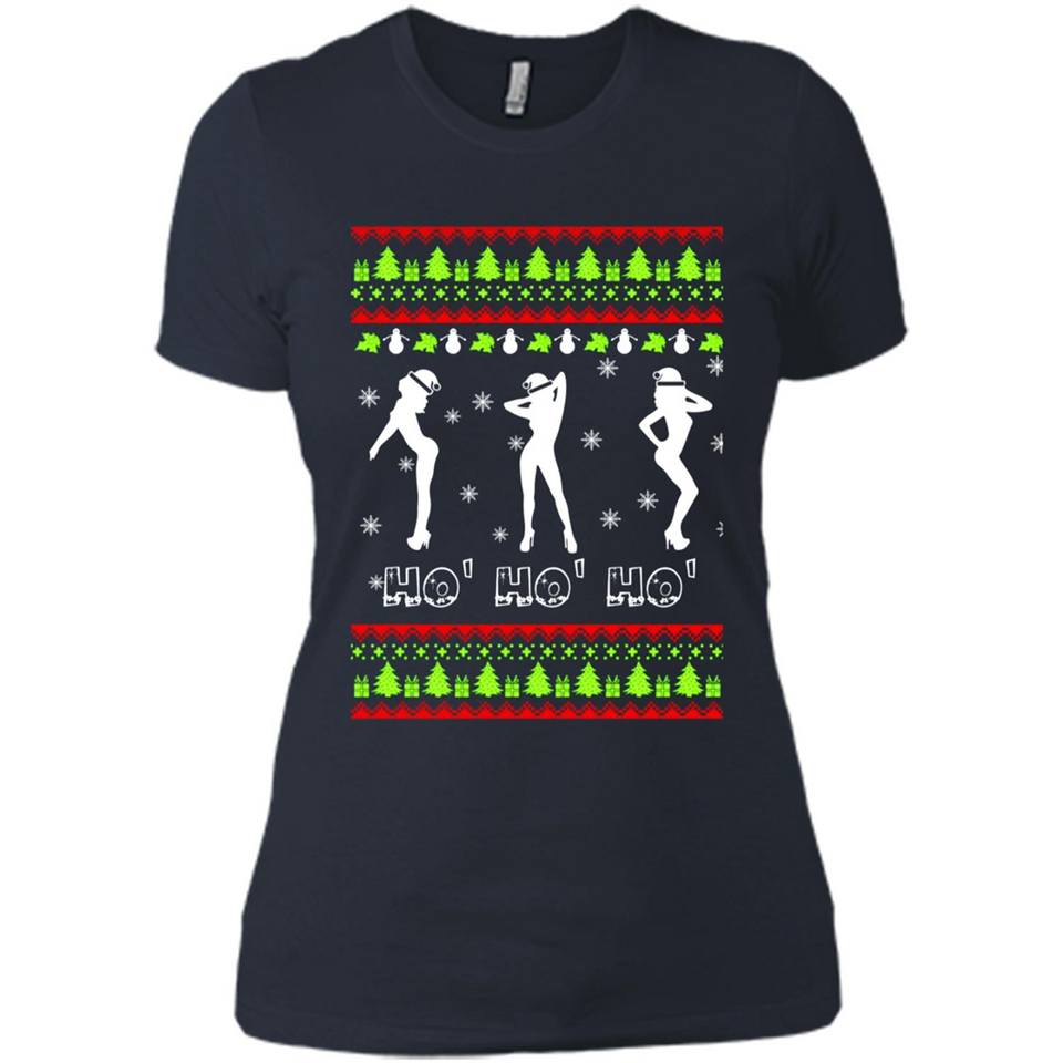 Ho Ho Ho Santa's Helpers Christmas - Ladies' Boyfriend T-Shirt