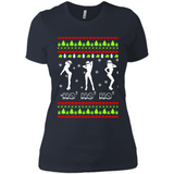 Ho Ho Ho Santa's Helpers Christmas - Ladies' Boyfriend T-Shirt