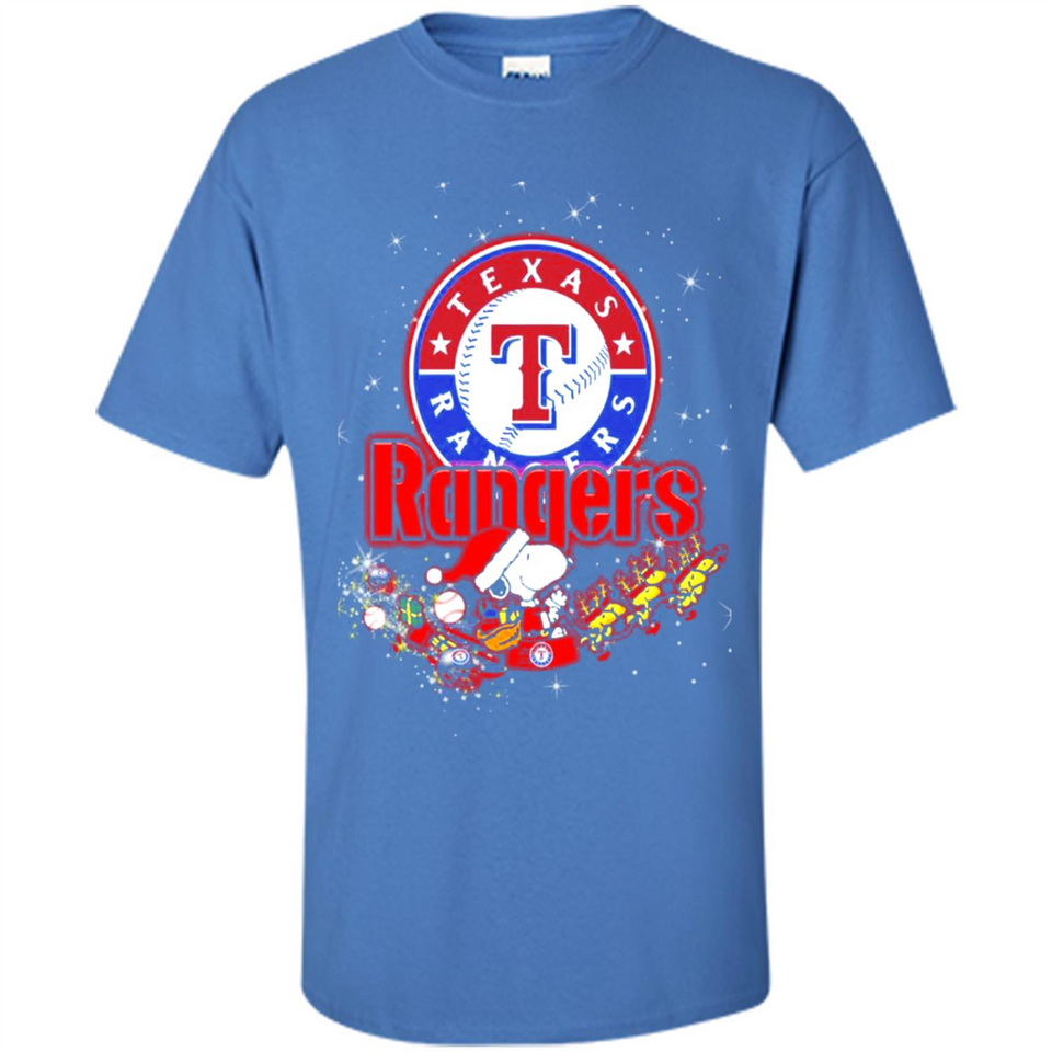 Snoopy Christmas Texas Rangers - Shirt