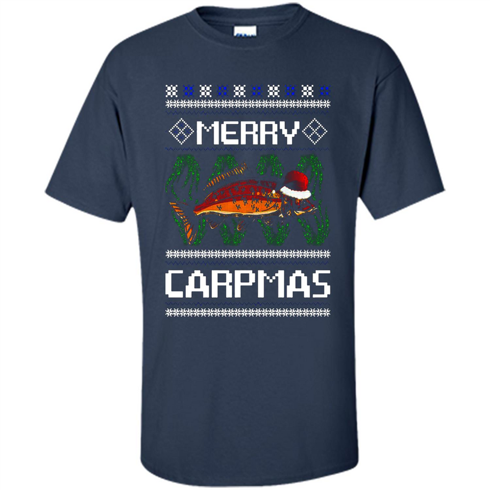 Santa Claus Carpmas Merry Carpmas Christmas Sweater PINGPONG - Shirt