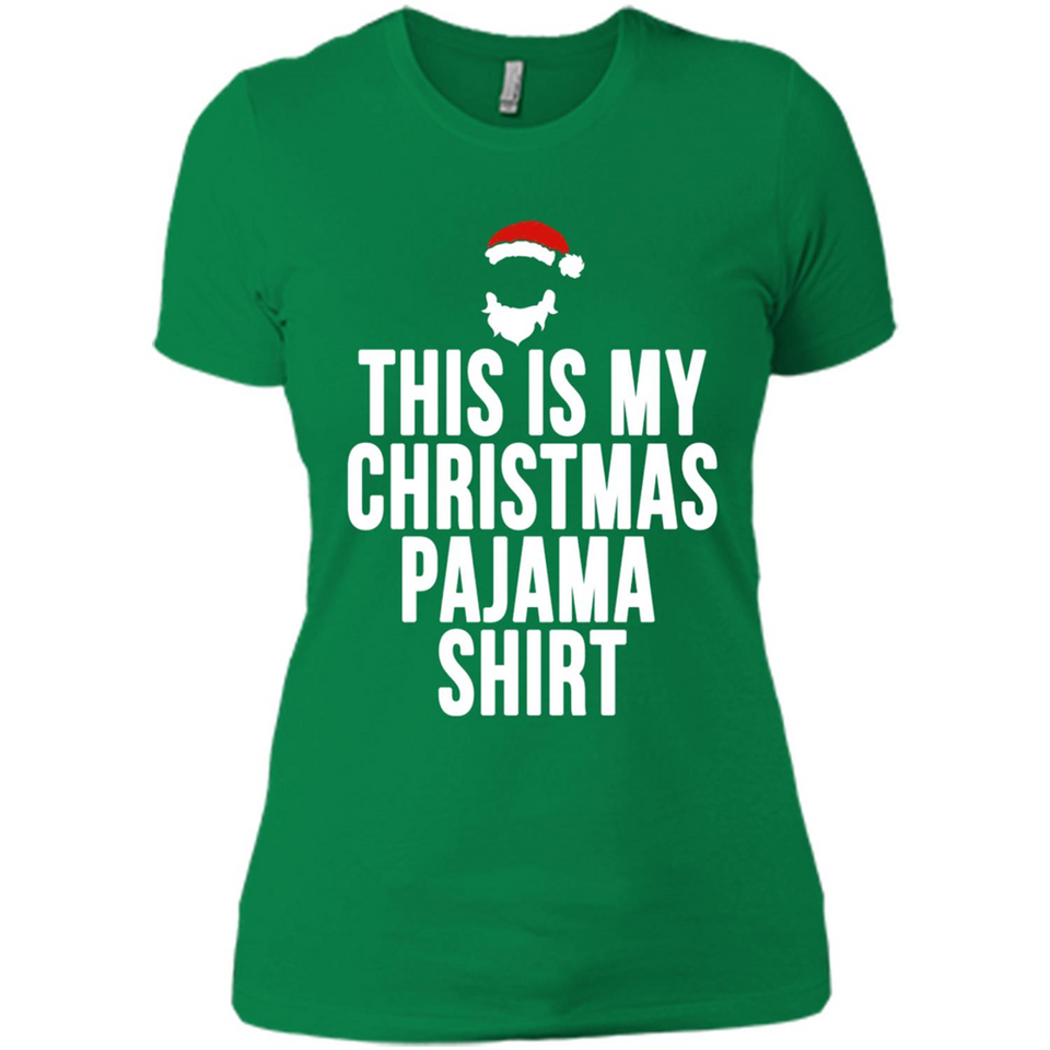 This is my pajama Tshirt Christmas - Ladies' Boyfriend T-Shirt