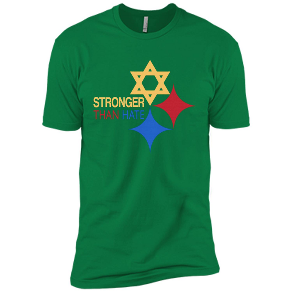 Pittsburgh Stronger Than Hate - Premium Short Sleeve T-Shirt