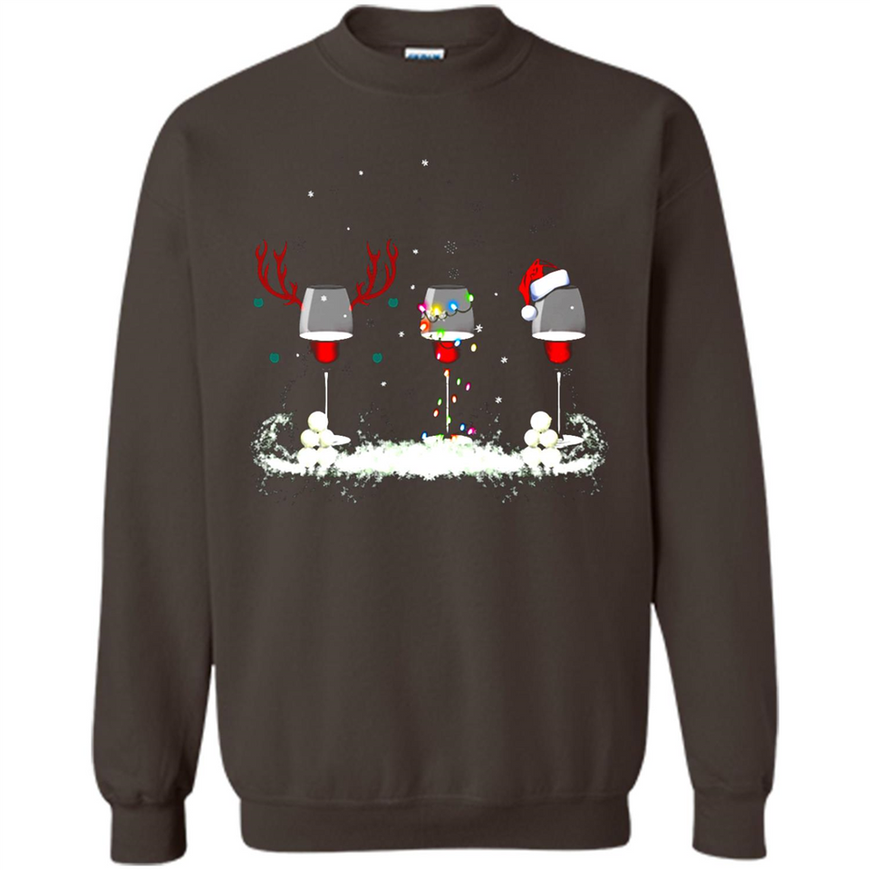 Christmas Red Wine - Merry Xmas T-Shirt - Sweatshirt