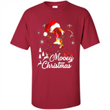 Mooey Christmas Cow Santa Christmas Lover Lights Sweatshirt - Shirt
