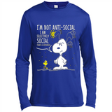 Snoopy I'm Not Anti-Social I Am Selectively Social