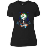 Boston Celtics Halloween The Nightmare Before Christmas - Ladies' Boyfriend T-Shirt