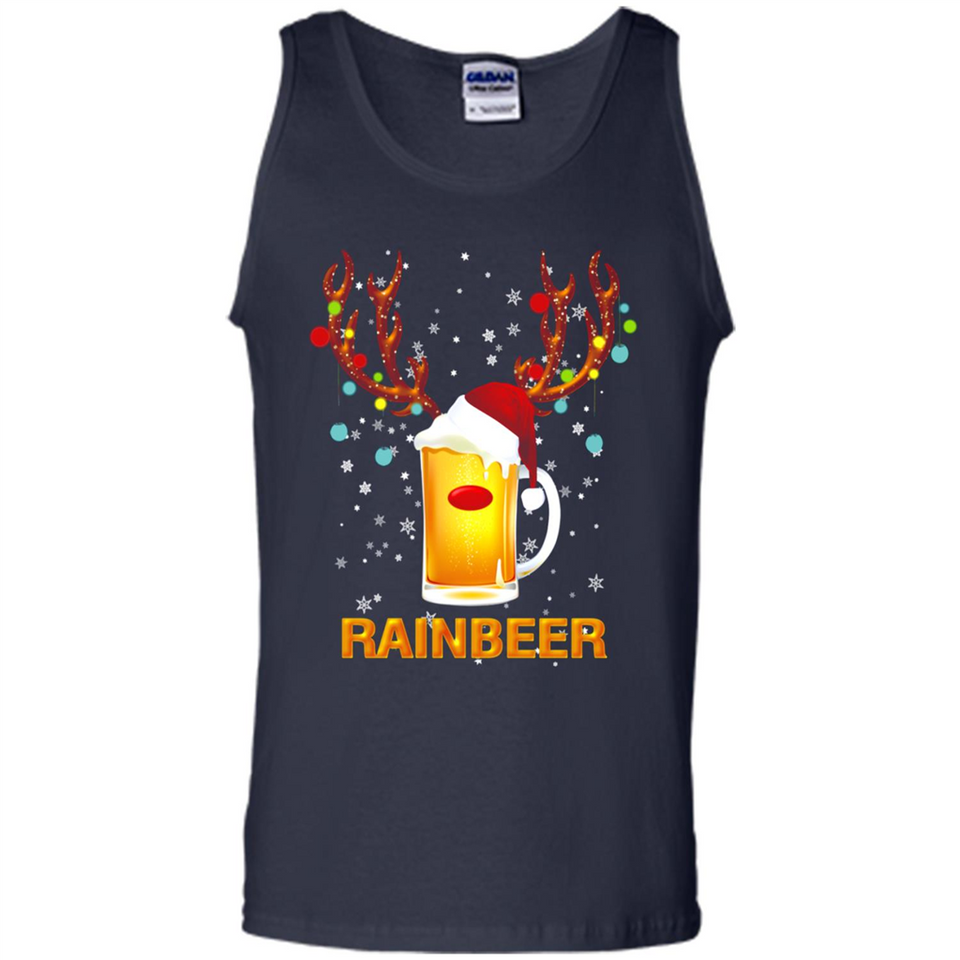 Rainbeer Funny Reindeer Beer Lover