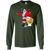 Tampa Bay Buccaneers Santa Claus Toilet