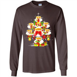 Tea Christmas Tree T-shirt Funny Tea Xmas Gift