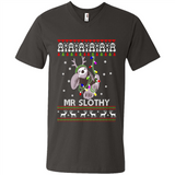 Mr Slothy Christma - Men's V-Neck