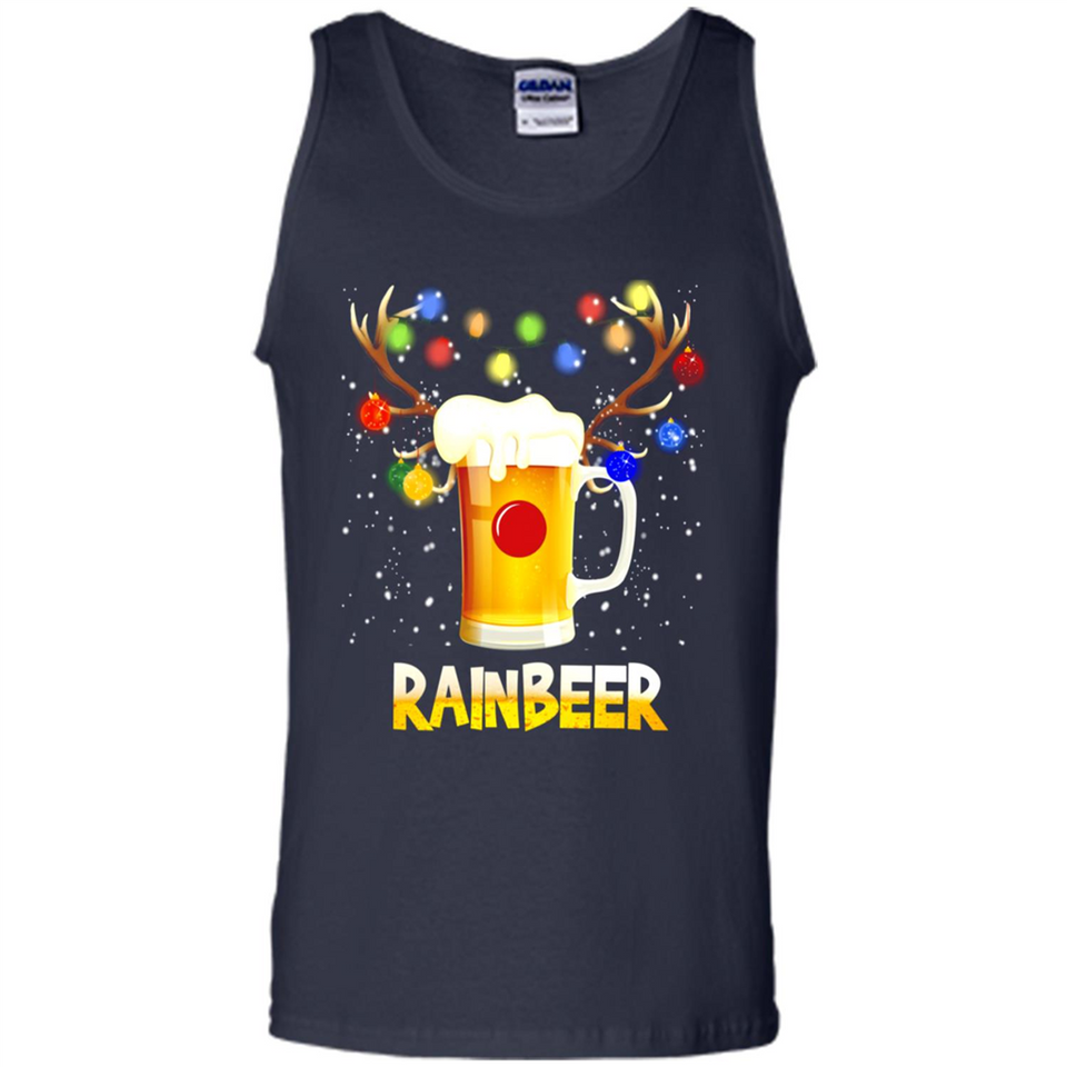 Rainbeer Christmas Reindeer Beer Drinking