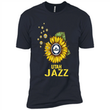 Utah Jazz Basketball Sunflower