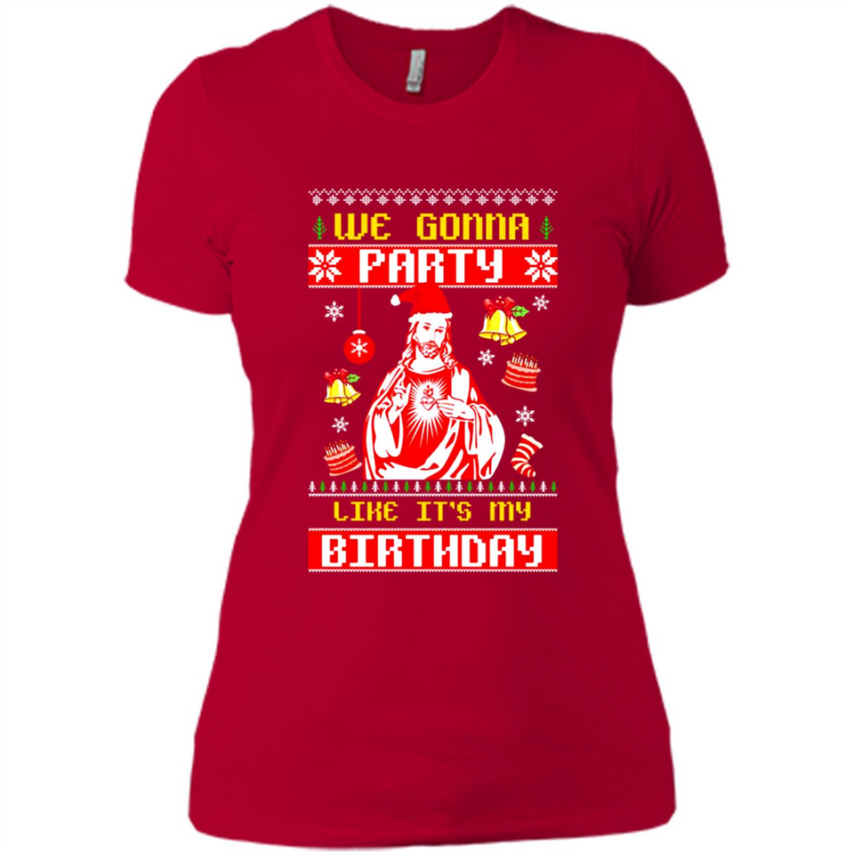 We Gonna Party Like It's My Birthday Jesus Christmas PINGPONG
