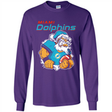 Grumpy Santa Claus Miami Dolphins Football Team PINGPONG