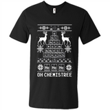 Oh Chemistry Tree Ugly Christmas Sweater - Men's V-Neck