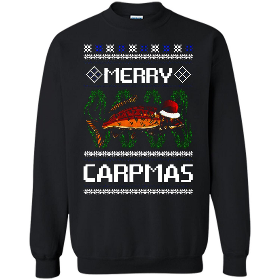Santa Claus Carpmas Merry Carpmas Christmas Sweater PINGPONG - Sweatshirt