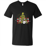 The Beatles chibi Christmas - Men's V-Neck