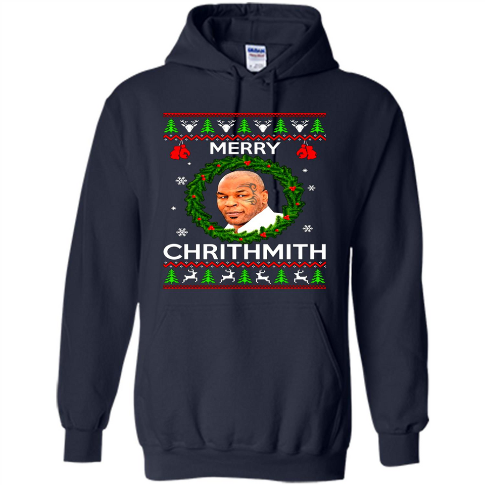 Mike Tyson Merry Chritmith Christmas Sweatshirt PINGPONG