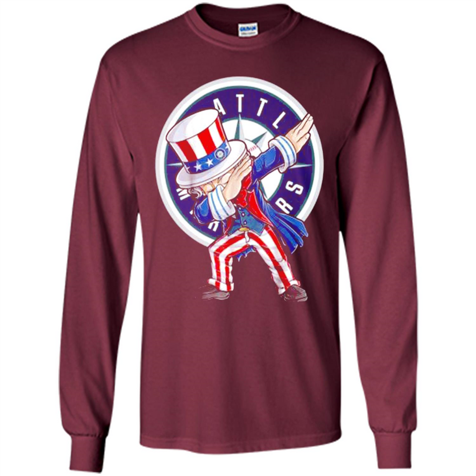 MLB SEATTLE MARINERS UNCLE SAM DABBING INDEPENDENCE DAY