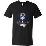 Brooklyn Nets Halloween The Nightmare Before Christmas - Men's V-Neck