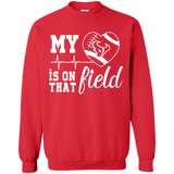 Houston Texans Football My Heart is on that Field - Sweatshirt