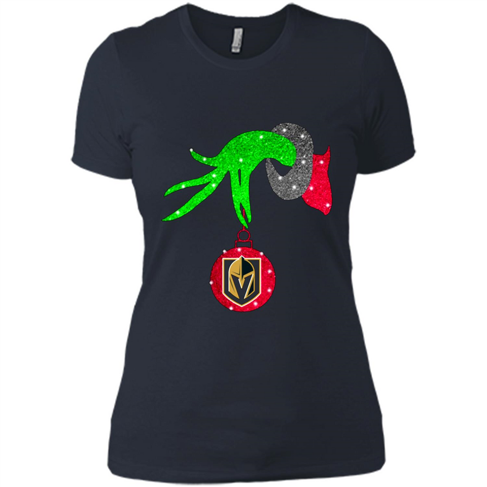 GRINCH HAND HOLDING GOLDEN KNIGHTS GLITTER CHRISTMAS PINGPONG