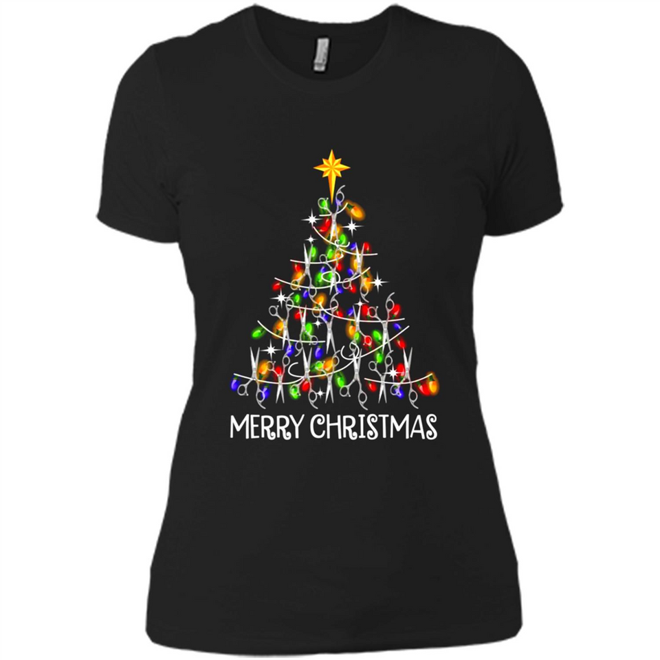 Hairstylist Merry Christmas Hairstylist Scissors Christmas Tree PING PONG