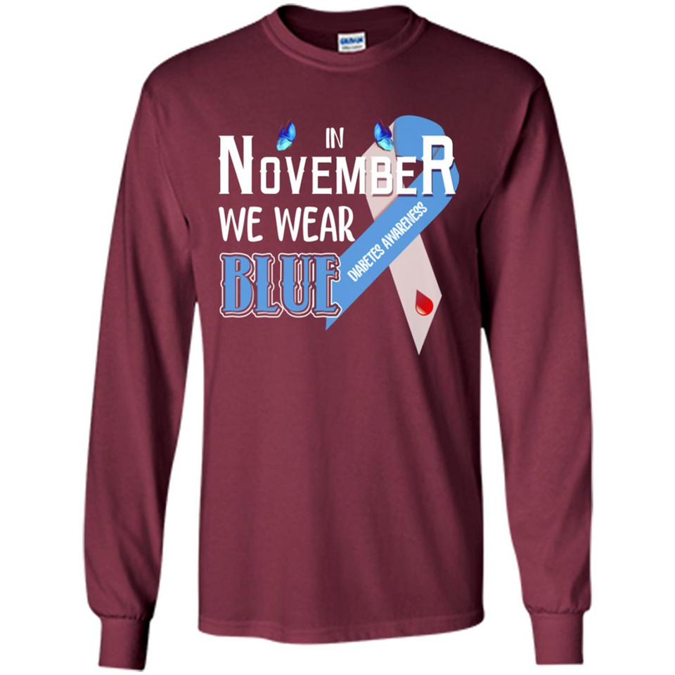 November We Wear Blue Diabetes Awareness