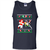 Santa vs Deer Football Ugly Christmas PINGPONG