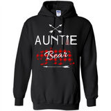 Aunt Shirt Buffalo Plaid Family Camp Bear Tee - Hoodie